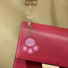 Cargar imagen en el visor de la galería, Colgante Diamond Painting Huellas de Perro Conjunto de 4 piezas