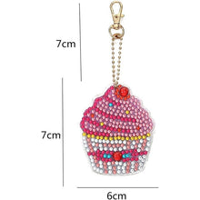 Cargar imagen en el visor de la galería, Colgante Diamond Painting Muffin Conjunto de 4 piezas