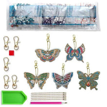 Cargar imagen en el visor de la galería, Conjunto de 5 Piezas de Mariposas Encantadoras Diamond Painting