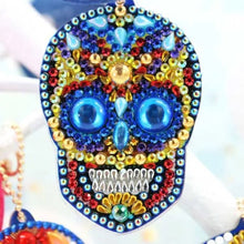 Cargar imagen en el visor de la galería, Colgante Calavera Diamond Painting Conjunto de 4 piezas