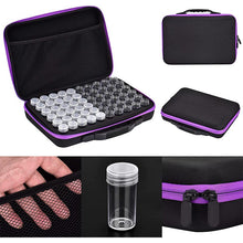 Cargar imagen en el visor de la galería, Estuche de Almacenamiento Diamond Painting Violeta con 60 Compartimentos + Accesorios