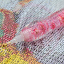 Cargar imagen en el visor de la galería, Bolígrafo Premium Ergonómico Diamond Painting Flores Rosas