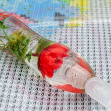 Cargar imagen en el visor de la galería, Bolígrafo Premium Ergonómico Diamond Painting Flores Rojas