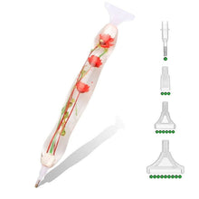 Cargar imagen en el visor de la galería, Bolígrafo Premium Ergonómico Diamond Painting Flores Rojas