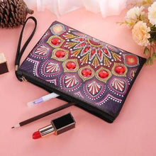 Cargar imagen en el visor de la galería, Bolso de Mano Diamond Painting con Pavo Real Rojo