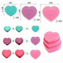 Cargar imagen en el visor de la galería, Organizador en Forma de Corazón Diamond Painting Accesorio