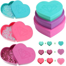Cargar imagen en el visor de la galería, Organizador en Forma de Corazón Diamond Painting Accesorio