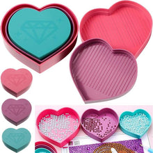 Cargar imagen en el visor de la galería, Accesorio de Diamond Painting Bandeja Organizadora en Forma de Corazón