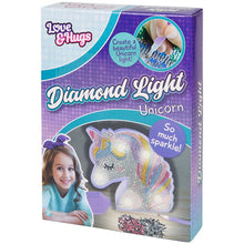 Cargar imagen en el visor de la galería, Luz LED Diamond Painting Unicornio