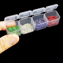 Cargar imagen en el visor de la galería, Caja de Almacenamiento L Diamond Painting con 28 Compartimentos Coloridos Accesorios