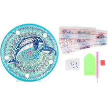 Cargar imagen en el visor de la galería, Lámpara LED Diamond Painting Delfines