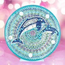 Cargar imagen en el visor de la galería, Lámpara LED Diamond Painting Delfines