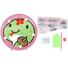 Cargar imagen en el visor de la galería, Lámpara LED Diamond Painting Lagarto