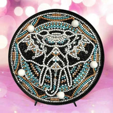 Cargar imagen en el visor de la galería, Lámpara LED Diamond Painting Elefante