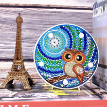 Cargar imagen en el visor de la galería, Lámpara LED Diamond Painting Búho