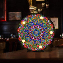 Cargar imagen en el visor de la galería, Luz LED Diamond Painting Mandala Verde