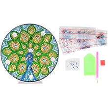 Cargar imagen en el visor de la galería, Luz LED Diamond Painting Pavo Real