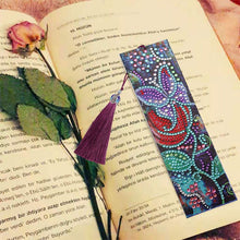 Cargar imagen en el visor de la galería, Marcapáginas Diamond Painting Flor con Mariposa