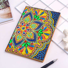 Cargar imagen en el visor de la galería, Cuaderno Diamond Painting Diseño Flor