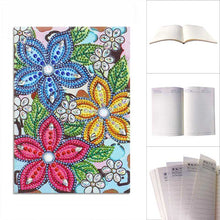 Cargar imagen en el visor de la galería, Cuaderno Diamond Painting Diseño Flores