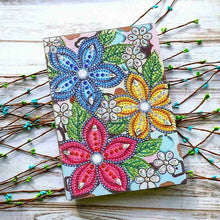 Cargar imagen en el visor de la galería, Cuaderno Diamond Painting Diseño Flores