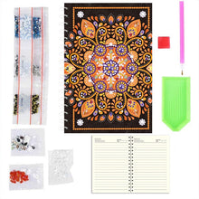 Cargar imagen en el visor de la galería, Cuaderno Diamond Painting con Mandala
