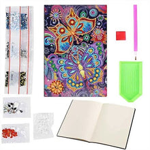 Cargar imagen en el visor de la galería, Cuaderno Diamond Painting con Mariposas