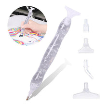 Cargar imagen en el visor de la galería, Bolígrafo Premium Diamond Painting Ergonómico Hoja Plata Accesorio