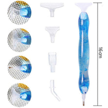 Cargar imagen en el visor de la galería, Bolígrafo Premium Diamond Painting Ergonómico Azul Accesorio