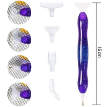 Cargar imagen en el visor de la galería, Bolígrafo Premium Diamond Painting Ergonómico Violeta 5 Variantes