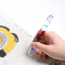 Cargar imagen en el visor de la galería, Bolígrafo Premium Diamond Painting Ergonómico Violeta/Rojo Accesorio