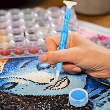 Cargar imagen en el visor de la galería, Bolígrafo Premium Diamond Painting Olas Azul Claro 5 Variantes