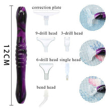 Cargar imagen en el visor de la galería, Estilógrafo Premium Diamond Painting Ergonómico Violeta Oscuro 5 Variantes