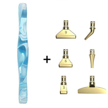 Cargar imagen en el visor de la galería, Bolígrafo Premium Diamond Painting Olas Azul Claro 5 Variantes