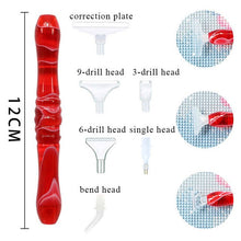 Cargar imagen en el visor de la galería, Bolígrafo Premium Diamond Painting Rojo 5 Variantes