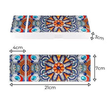 Cargar imagen en el visor de la galería, Porta-Lápiz Diamond Painting Azul Claro
