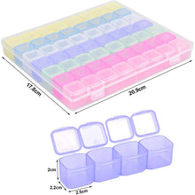 Cargar imagen en el visor de la galería, Caja de almacenamiento XL Diamond Painting con 56 compartimentos Accesorios Multicolores