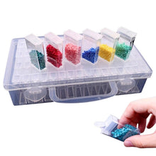 Cargar imagen en el visor de la galería, Caja de almacenamiento XL Diamond Painting con 64 compartimentos