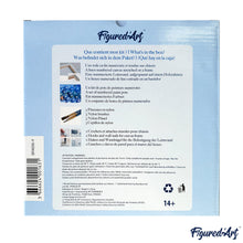 Cargar imagen en el visor de la galería, Mini Pintura por Números 20x20cm con bastidor - Sagrada Familia