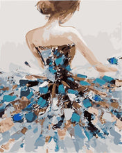 Cargar imagen en el visor de la galería, Pintar por números - Espalda de bailarina clásico