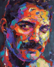 Cargar imagen en el visor de la galería, Pintar por números | Freddie Mercury Pop Art | Novedades Música Retrato Fácil | FiguredArt