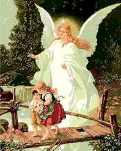 Cargar imagen en el visor de la galería, Pintar por números | Ángel y niños | Novedades Religión Avanzado | FiguredArt