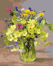 Cargar imagen en el visor de la galería, Pintar por números | Ramo de flores amarillas | Novedades Flores Intermedio | FiguredArt