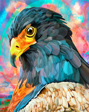 Cargar imagen en el visor de la galería, Pintar por numeros Figured&#39;Art - Águila y colores