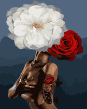 Cargar imagen en el visor de la galería, Pintar por numeros Figured&#39;Art - Mujer de flores