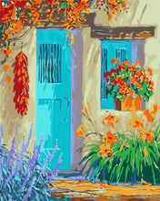 Cargar imagen en el visor de la galería, Pintar por numeros Figured&#39;Art - Puerta azul