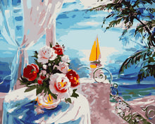 Cargar imagen en el visor de la galería, Mesa con vista al mar