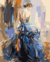 Cargar imagen en el visor de la galería, Violinista en su vestido azul