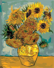 Cargar imagen en el visor de la galería, Punto de Cruz - Los girasoles - Van Gogh