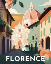 Cargar imagen en el visor de la galería, Diamond Painting - Póster de viaje Florencia